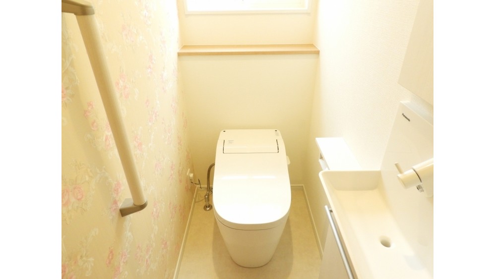 落ち着きのあるトイレ 洗面 トイレ 施工事例 ドリームハウス