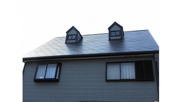 遮熱塗料で塗り替えた屋根